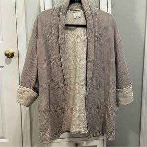 Aritzia Wilfred Light Open Jacket